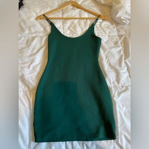 Forest Green Bodycon Dress
